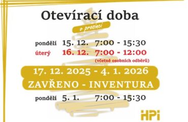 Prodej na přelomu roku